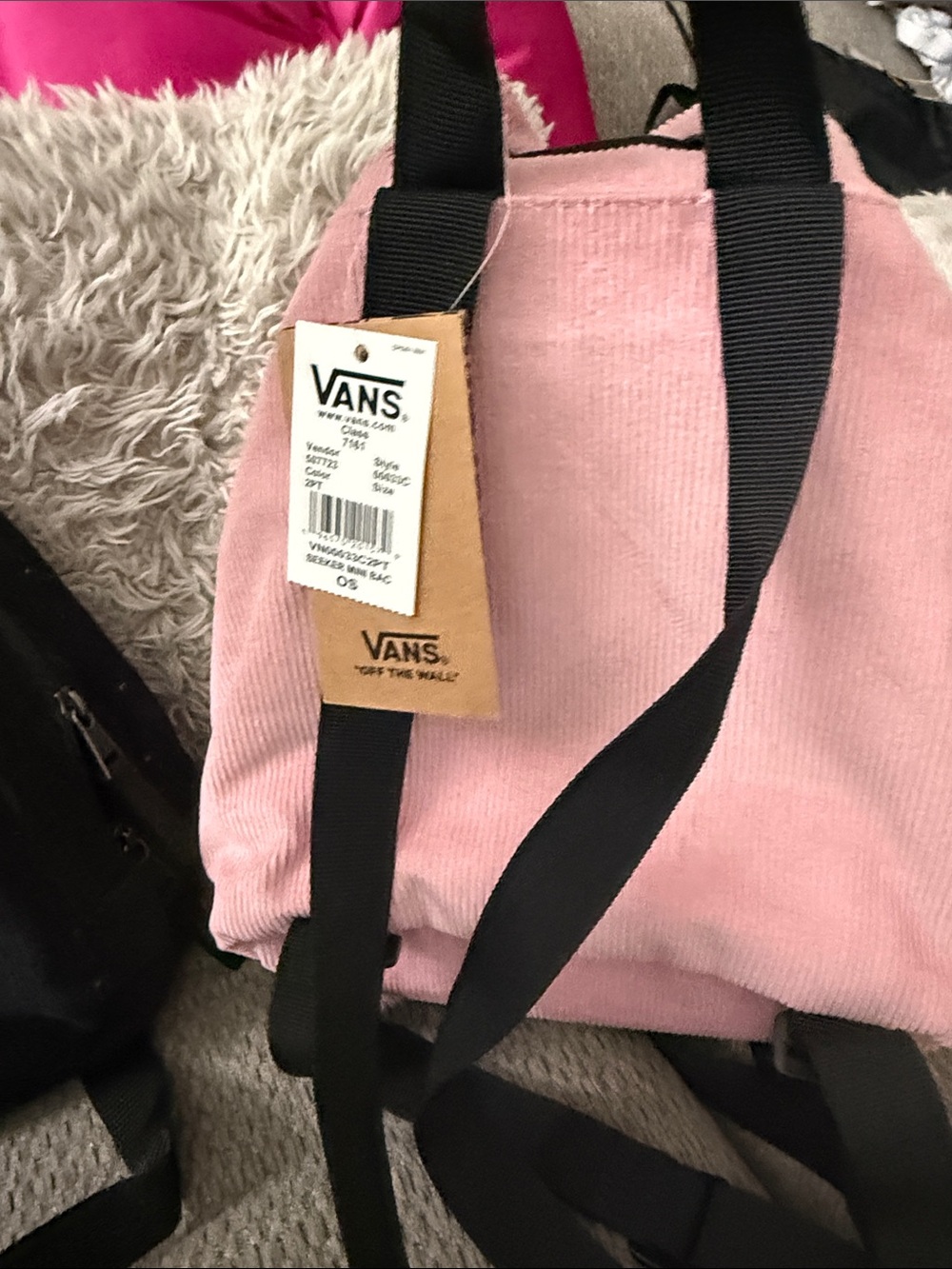 Vans Pink and Black Mini Backpacks Duo - Picture 3 of 6
